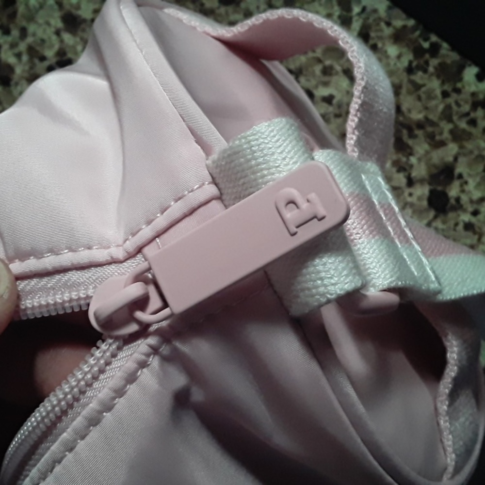 PINK Victoria's Secret Pink and White Mini Duffle Bag - Picture 4 of 7